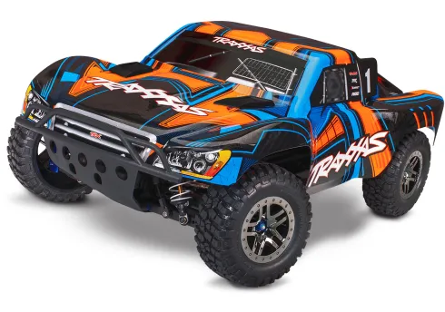 Traxxas Slash 4×4 Ultimate Brushless Shourt Course Truck RTR TSM 2.4Ghz (Clipless Body Versie 2024) – Oranje
