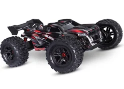 Traxxas Sledge Belted 1/8 4WD Brushless Monster Truck RTR TSM 2.4Ghz (Versie 2024) Rood – zonder batterij en lader