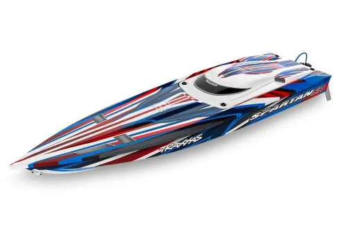 Traxxas Spartan SR 36 VXL Brushless Boot RTR Rood (80km/h)