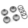 Traxxas Spring retainer (adjuster), gray-anodized aluminum, GT-Maxx shocks (4) (assembled with o-ring – TRX8968-GRAY