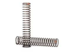 Traxxas Springs, shock, long (natural finish) (GTS) (0.39 rate, orange stripe) (for use with TRX-4 Long Arm Lift Kit) – TRX8154