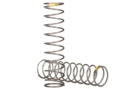 Traxxas Springs, shock (natural finish) (GTS) (0.22 rate, yellow stripe) (2) – TRX8042