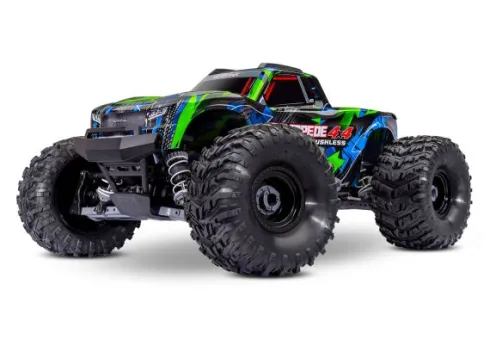 Traxxas Stampede 4X4 HD VX3 3S Brushless mosnter truck RTR TSM 2.4Ghz 100 km/h zonder accu en lader – Groen