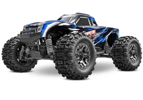 Traxxas Stampede 4X4 VXL HD Monster Truck RTR TSM 2.4Ghz Blauw (Versie 2024) – zonder batterij en lader