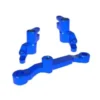 Traxxas Steering bellcranks, draglink (blue-anodized 6061-T6 aluminum)/ 3x13mm SS (with threadlock) (2)/ 3x12mm BCS (with threadlock) (2)/ 5x8x2.5mm ball bearings (2)/ 5x10x4mm ball bearings (2) – TRX10743-BLUE