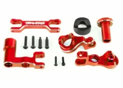 Traxxas Steering bellcranks (left & right)/ draglink (6061-T6 aluminum, red-anodized) (fits XRT) – TRX7843-RED