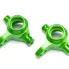 Traxxas Steering blocks, 6061-T6 aluminum (green-anodized), left & right – TRX6837G
