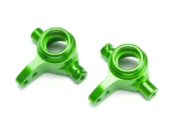 Traxxas Steering blocks, 6061-T6 aluminum (green-anodized), left & right – TRX6837G