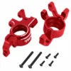 Traxxas Steering blocks, 6061-T6 aluminum (red-anodized), left & right – TRX7836-RED