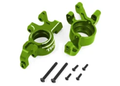 Traxxas Steering blocks, 6061-T6 aluminum (green-anodized), left & right – TRX7836-GRN