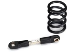 Traxxas Steering link, steel/ servo saver spring, heavy duty (use with TRX2085X metal gear servo) – TRX7746X