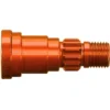 Traxxas Stub axle, aluminum, (orange-anodized) (1) (for use only with TRX7750X driveshaft) – TRX7768T