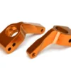 Traxxas Stub axle carriers, Rustler/Stampede/Bandit (2), 6061-T6 aluminum (orange-anodized)/ 5x11mm ball bearings (4) – TRX3652T