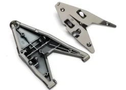 Traxxas Suspension arm, lower right/ arm insert (satin black chrome-plated) – TRX8532X