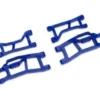 TRAXXAS Suspension arms, front (upper left (1)/ upper right (1)/ lower left (1)/ lower right (1)) (blue) (for use with #10790 Mini Maxx® WideMaxx® suspension kit) – 10725-BLUE