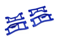 TRAXXAS Suspension arms, rear (upper left (1)/ upper right (1)/ lower left (1)/ lower right (1)) (blue) (for use with #10790 Mini Maxx® WideMaxx® suspension kit) – TRX10727-BLUE