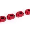 Traxxas Suspension pin retainer, 6061-T6 aluminum (red-anodized) (4) – TRX7743-RED