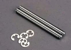 Traxxas Suspension pins, 39mm hard chrome (2)/ E-clips (4) – TRX2638