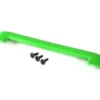 Traxxas Tailgate protector, green/ 3x15mm flat-head screw (4) – TRX8912G