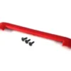 Traxxas Tailgate protector, red/ 3x15mm flat-head screw (4) – TRX8912R