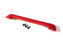 Traxxas Tailgate protector, red/ 3x15mm flat-head screw (4) – TRX8912R