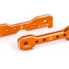 Traxxas Tie bars, front, 7075-T6 aluminum (orange-anodized) (fits Sledge) – TRX9629T