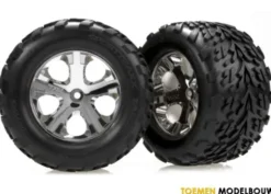 Traxxas Tires & wheels assembled with All-Star chrome wheels – TRX3669