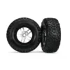 Traxxas Tires & wheels, glued on SCT Black chrome wheels TSM S1 comp – TRX5889R