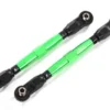 Traxxas Toe links, front (TUBES green-anodized, 7075-T6 aluminum, stronger than titanium) (88mm) (2)/ rod ends, rear (4)/ rod ends, front (4)/ aluminum wrench (1) – TRX8948G