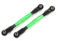 Traxxas Toe links, front (TUBES green-anodized, 7075-T6 aluminum, stronger than titanium) (88mm) (2)/ rod ends, rear (4)/ rod ends, front (4)/ aluminum wrench (1) – TRX8948G