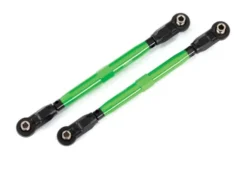 Traxxas Toe links, front (TUBES green-anodized, 6061-T6 aluminum) (2) (for use with TRX8995 WideMaxx suspension kit) – TRX8997G