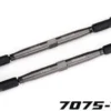 Traxxas Toe links, X-Maxx (TUBES gray-anodized, 7075-T6 aluminum, stronger than titanium) (157mm) (2)/ rod ends, assembled with steel hollow balls (4)/ aluminum wrench, 10mm (1) – TRX7748-GRAY
