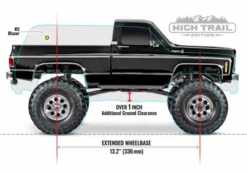Traxxas TRX-4 Chevrolet K10 Cheyenne High Trail Edition – Metallic Blauw