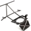 Traxxas Tube chassis center section front (satin black chrome-plated) – TRX8431X