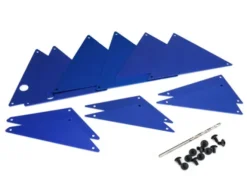 Traxxas Tube chassis, inner panels, aluminum (blue-anodized) (front (2)/ wheel well (4)/ middle (4)/ rear (2)) – TRX8434X