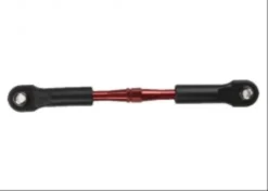 Traxxas Turnbuckle aluminum red-anodized camber link, rear, 49mm assembled with rod ends & hollow balls – TRX3738
