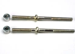 Traxxas Turnbuckles (54mm) (2)/ 3x6x4mm aluminum spacers (rear camber links) – TRX1937
