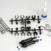 Traxxas Ultra Shocks (black) (xx-long) (complete w/ spring pre-load spacers & springs) (rear) (2) – TRX3762