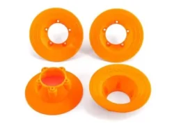 Traxxas Wheel covers, orange (4) (fits #9572 wheels) – TRX9569T