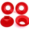 Traxxas Wheel covers, red (4) (fits #9572 wheels) – TRX9569R