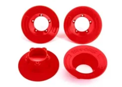 Traxxas Wheel covers, red (4) (fits #9572 wheels) – TRX9569R