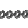 Traxxas Wheel hubs, hex, aluminum (gray-anodized) (4) – TRX7756-GRAY