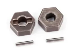 Traxxas Wheel hubs, hex (steel) (4)/ axle pins (4) – TRX1654R