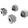 Traxxas Wheel hubs, 7mm hex (steel) (4)/ axle pins (4) – TRX9750A