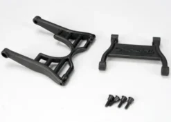 Traxxas Wheelie bar arm (1)/ connector (1)/ 3×12 SS (hex drive) (4) – TRX4974