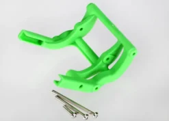 Traxxas Wheelie bar mount (1) / hardware (green) – TRX3677-GRN