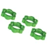 Traxxas Wheel nuts splined 17mm serrated green-anodized 4 – TRX7758G