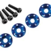 Traxxas Wheel nut washer machined aluminum blue 3x12mm CS – TRX7668