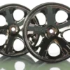 Traxxas Wheels, All-Star 2.8″ (black chrome) (nitro rear/ electric front) (2) – TRX5576A