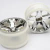 Traxxas Wheels, All-Star 2.8″ (chrome) (nitro rear/ electric front) (2) – TRX5576